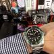 Perfect Replica Tudor Green Bezel Black Dial Leather Strap 42mm Watch (6)_th.jpg